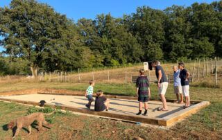 Petanque court